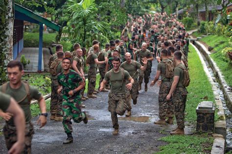 Us Marines Korps Marinir Train In Indonesia United States Marine