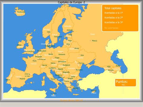 Mapa Interactivo De Europa Capitales De Europa C Mo Se Llama Mapas