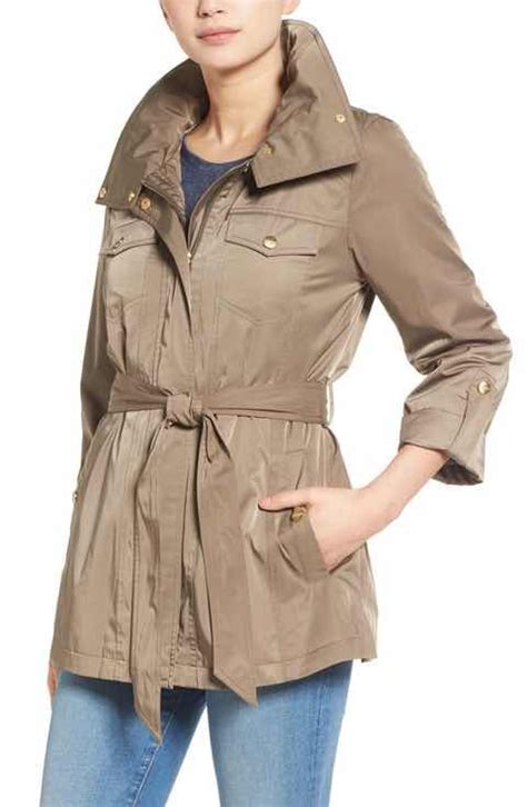 Ellen Tracy Zip Utility Trench Coat Coat Coats For Women Womens