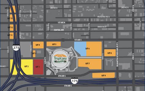 Tropicana Field Parking Guide Stadium Parking Guides