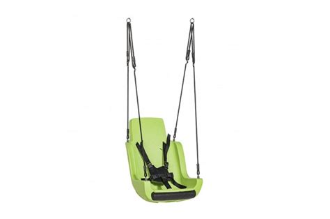 Special Needs Swing Rope Set With Safety Harness Sensory Swing Lime