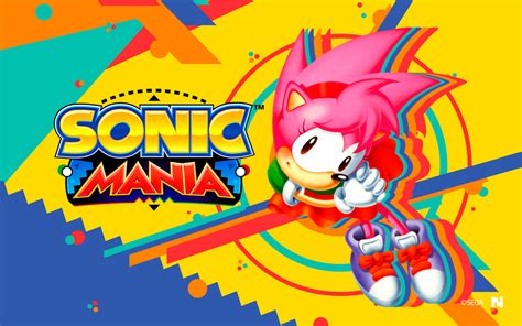 Sonic Mania Wallpaper Amy By Nathanlaurindo On Deviantart
