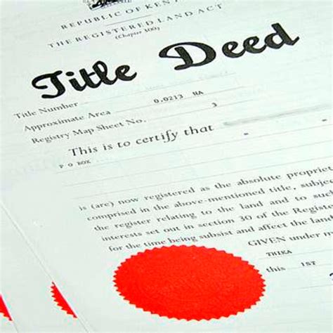 Title Deed Migration Elicits Fears Of Fraud Nation