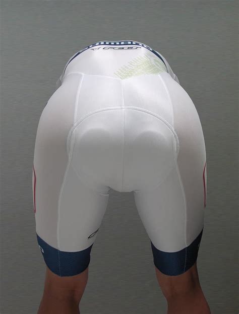 White Bike Shorts Men