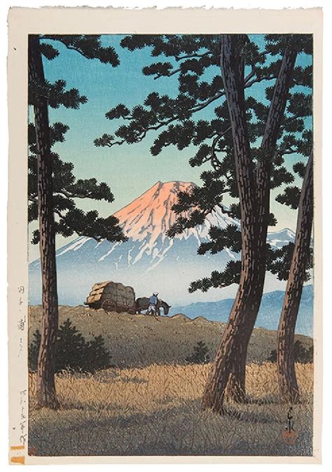 Japan Hasui Kawase Three Woodblock Prints Japanische Drucke
