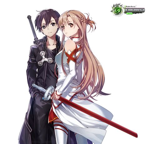 Sword Art Onlineasunakirito Kakoii Remix Novel Render