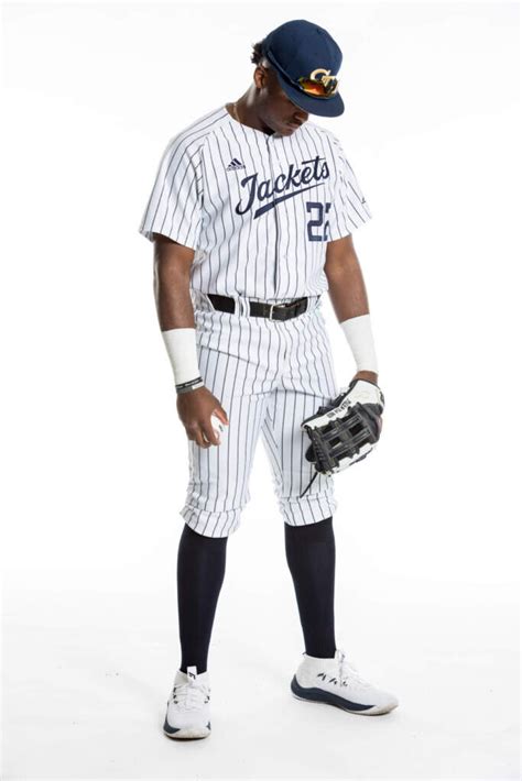 Georgia Tech Baseballs Pinstripe Uniform — Uniswag