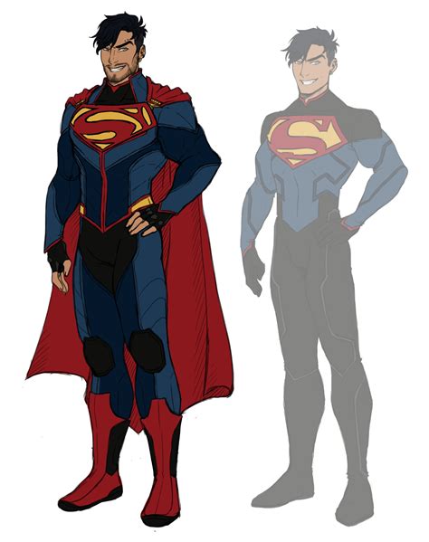 [fan art] conner kent superman design by domnorian dccomics