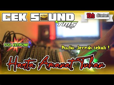 Cek Sound Kalem D O Musik Harta Amanat Tuhan Full Kendang Aldo Youtube