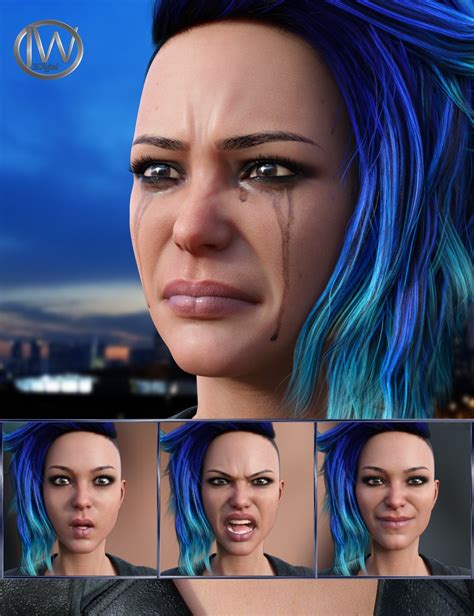 Mysterious Expressions For Genesis 8 Female Daz 3d