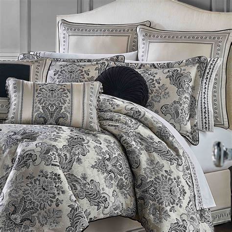 The centerpiece of your bedroom is your bed. J Queen Annette Black 4-Piece Comforter Set | Comforter ...