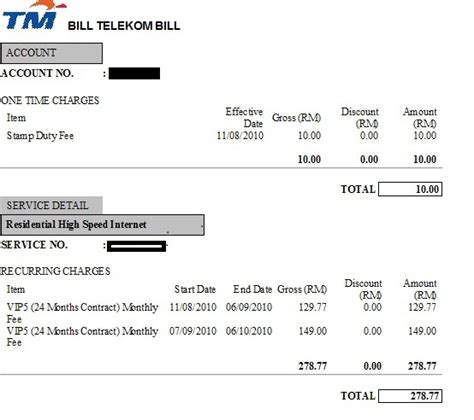 Sms link in monthly bill notification from 62100. Between My Babies and Work: TM Unifi e-bill