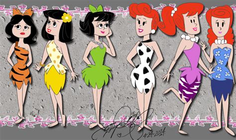 Flintstones Fashions Wilma And Betty By E Ocasio On Deviantart