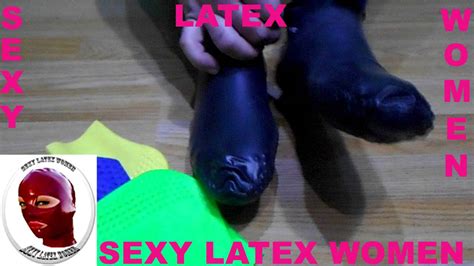 Layered Latex Socks And Condom Removal Youtube