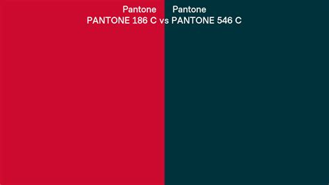 Pantone 186 C Vs Pantone 546 C Side By Side Comparison