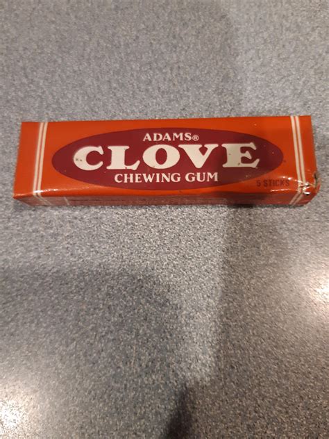 Clove Gum Supposedly It Was Designed To Mask The Aroma Of Alcohol On