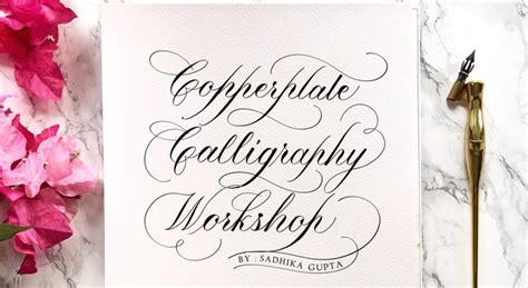 Copperplate Calligraphy From A To Z A Step By Step Workbook For