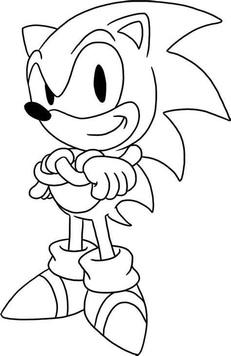 Sonic To Print Sonic Kids Coloring Pages