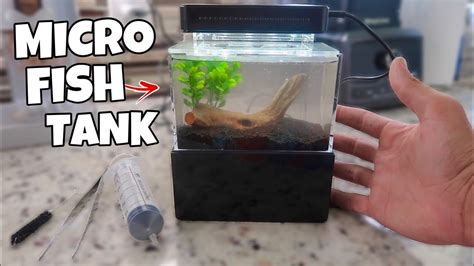 Mini Complete Tank The Viral Worlds Smallest All In One Aquarium Tank