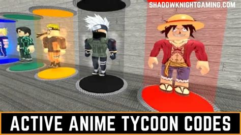 Anime Tycoon Codes November 2023