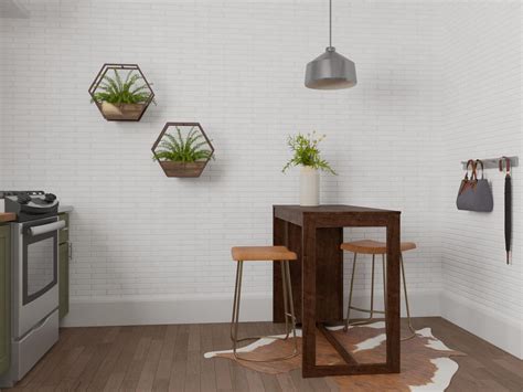 Cute And Concise Industrial Style Dining Area Industrial