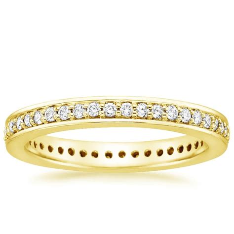 Pavé Diamond Eternity Ring in 18K Yellow Gold