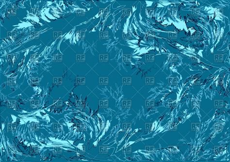 Blue Abstract Winter Background Vector Image Of
