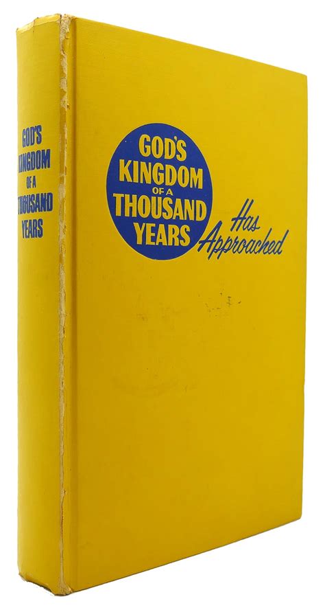 Gods Kingdom Of A Thousand Years Watch Tower Bible Tract Society