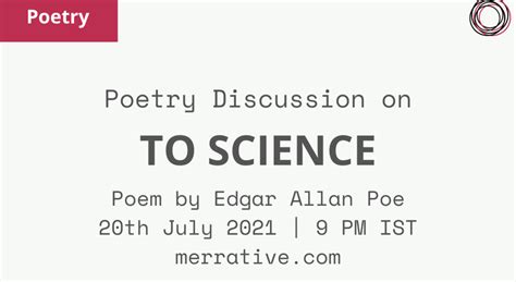 Poem Discussion On Sonnet To Science By Edgar Allan Poe