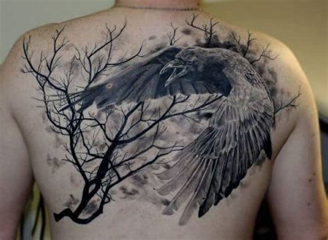 Having a tree as a tattoo motif is a very good election because it will stay in fashion after 10 or 20 years. 40 Tree Back Tattoo Designs For Men - Wooden Ink Ideas