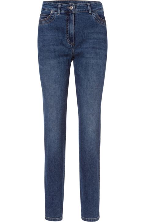 Olsen Blue Denim Mona Slim Jeans Jeans From Shirt Sleeves Uk