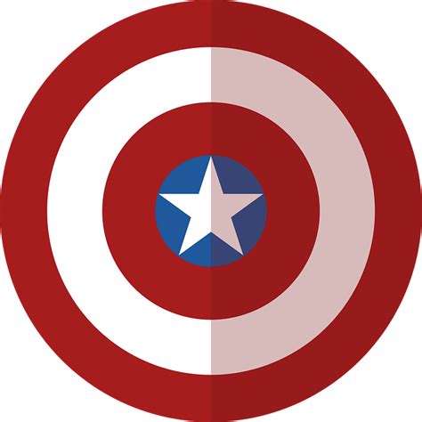Download Shield Captain America Royalty Free Vector Graphic Pixabay