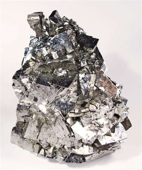 Splendent Silvery Arsenopyrite Crystal Mass Irocks Fine Minerals
