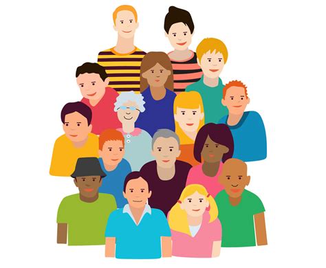 Happy Group Of People Clip Art