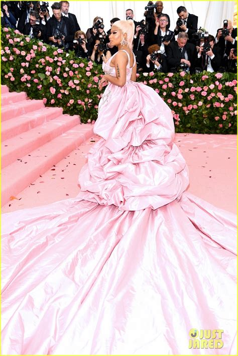 Nicki Minaj Is Pretty In Elaborate Pink Gown At Met Gala 2019 Photo