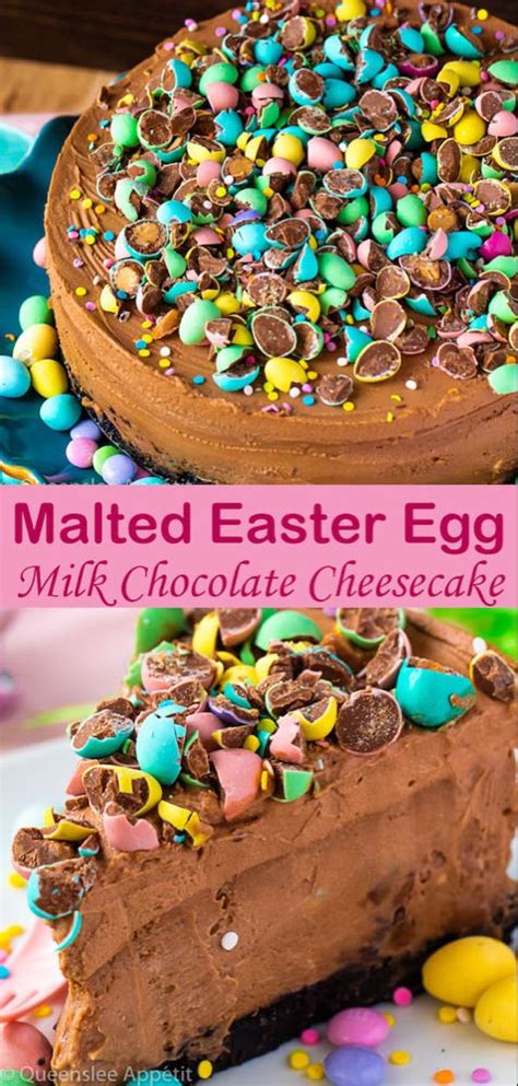 Custard pie is an old fashioned, southern dessert that people have been making for nearly 200 years. Malted Easter Egg Milk Chocolate Cheesecake | Recipe | Chocolate cheesecake, Homemade cakes ...