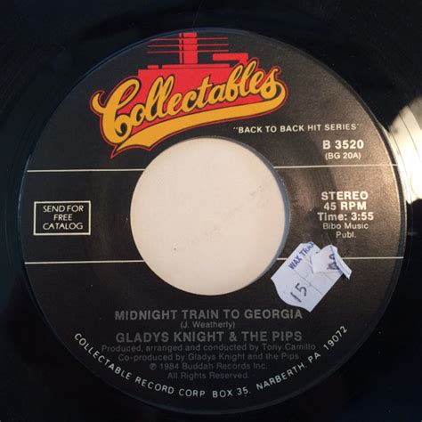 Gladys Knight And The Pips Midnight Train To Georgia Where Peaceful Waters Flow Vinyl