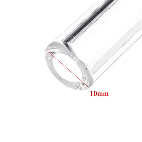 New 4pcs 200mm Od 10mm 2mm Thick Wall Borosilicate Glass Blowing Tube Chile Shop