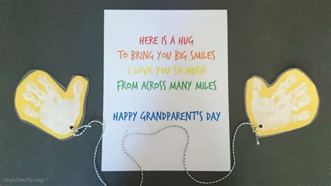Grandparents Day Craft For Preschoolers Simple Home Blessings