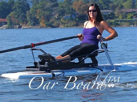 Review The Oar Board Stand Up Paddleboard Rowing System Exercise