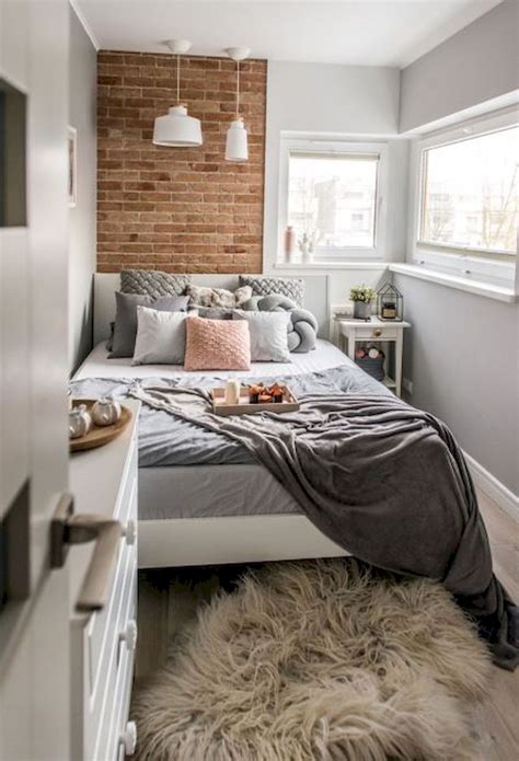 49 Cool Small Bedroom Ideas That Perfect For Small Home Tiny Bedroom Apartment Bedroom Design