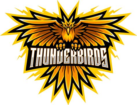 Thunder Birds Esport Mascot Logo Design By Visink Thehungryjpeg