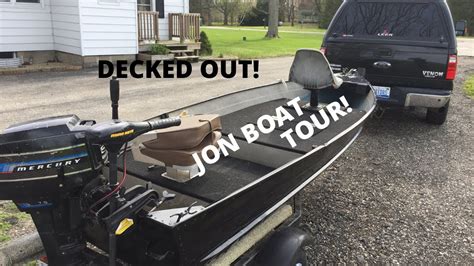 Decked Out Diy Jon Boat 12ft Aluminum Boat Build Tour Youtube