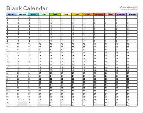 Calendar Template 41 Free Printable Word Excel Pdf Psd Indesign
