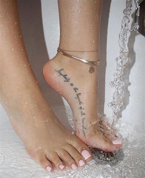 Inside Foot Tattoo Foottattoos Tattoos Foot Tattoos Foot Tattoos