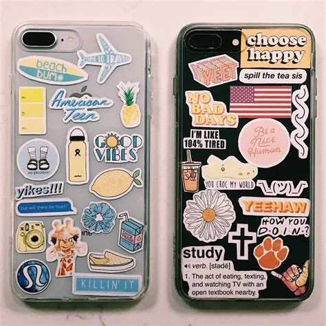 Iphone Cases With Stickers Diy Phone Case Tumblr Phone Case Iphone