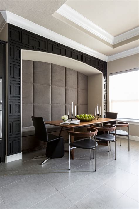 Eclectic Modern Contour Interior Design House Interior Black Rooms