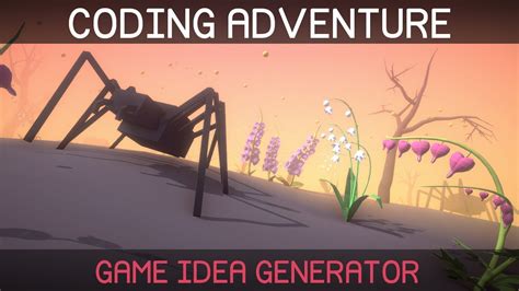 Let the game idea generator help you out. Coding Adventure: Game Idea Generator - YouTube