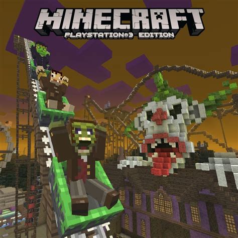 Minecraft Playstation 4 Edition Halloween Mash Up Pack Cover Or