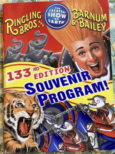 Ringling Bros And Barnum Bailey Circus Program Rd Edition